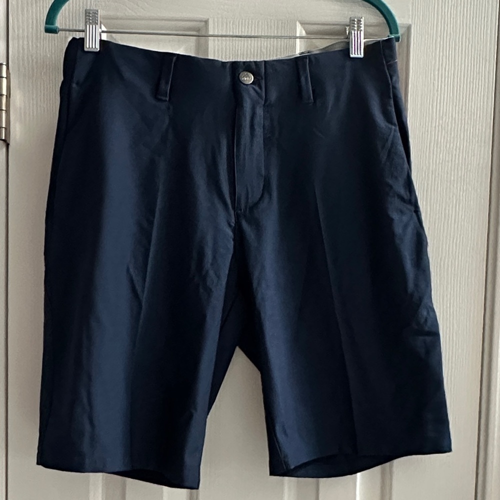 Adidas Ultimate 365 Golf Flat Front Performance Shorts Navy Mens 30 Stretch